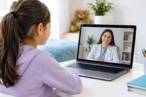 Can Children Get Psychiatric Care Online Safely?