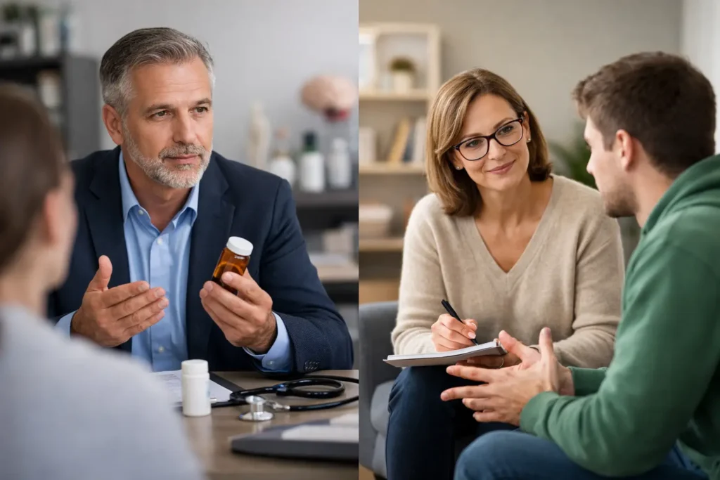 Psychiatrist Versus Therapist for ADHD Care